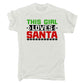 This Girl Loves Santa Christmas Xmas - Mens Funny T-Shirt Tshirts