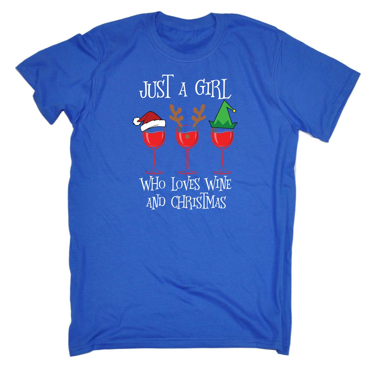 Just A Girl Who Loves Wind And Christmas - Mens Funny T-Shirt Tshirts