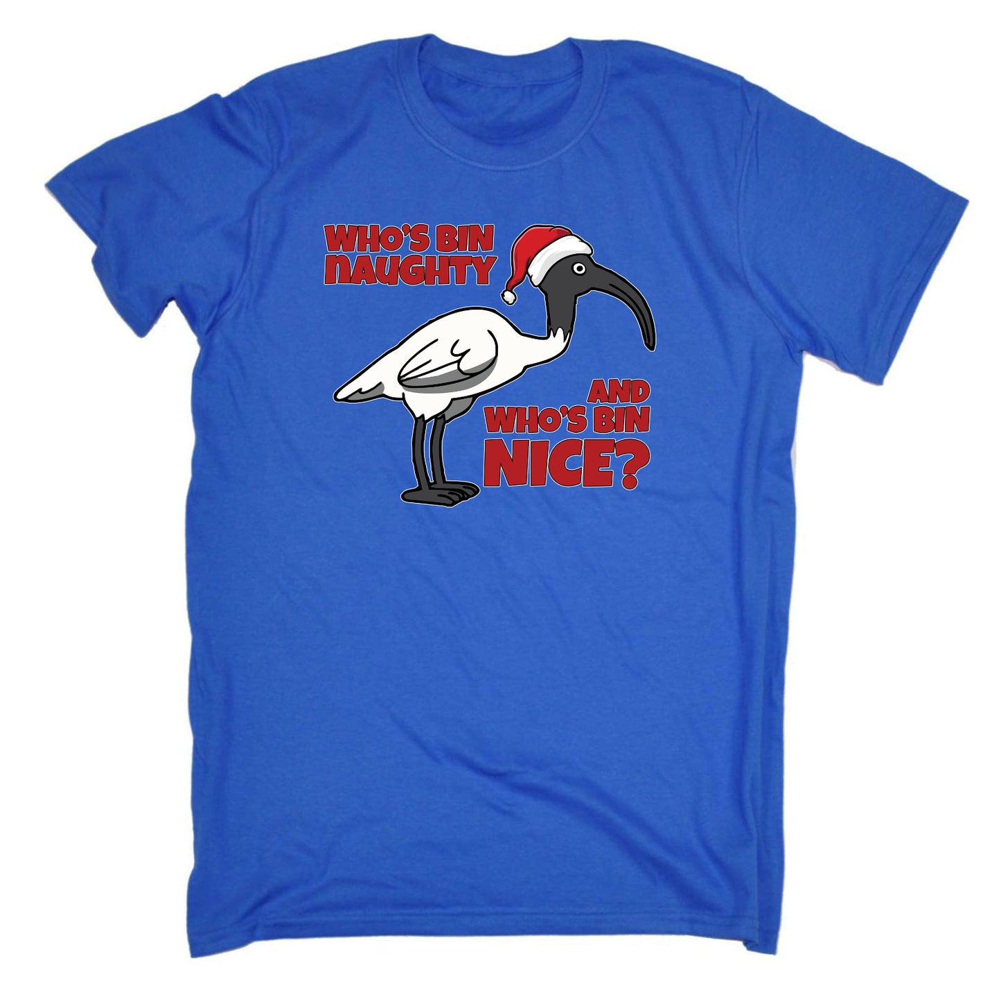 Whos Bin Chicken Naughty Nice Christmas Xmas - Mens Funny T-Shirt Tshirts
