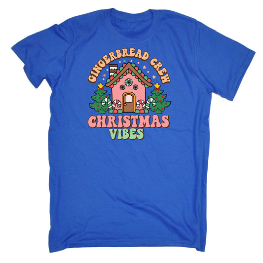 Christmas Retro Gingerbread Crew - Mens Funny T-Shirt Tshirts