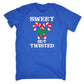Sweet But Twisted Christmas Xmas Candy - Mens Funny T-Shirt Tshirts