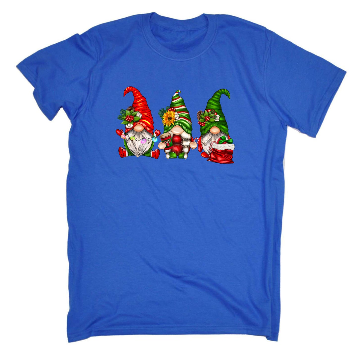 Christmas Gnomes Xmas Gnome Garden - Mens Funny T-Shirt Tshirts