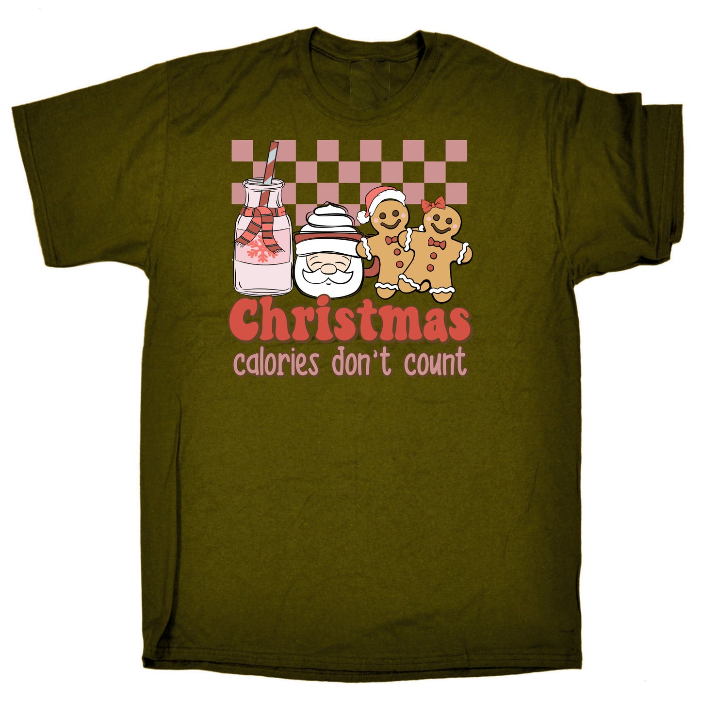 Christmas Calories Don'T Count - Mens Funny T-Shirt Tshirts T Shirt