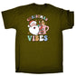 Retro Christmas Vibes - Mens Funny T-Shirt Tshirts T Shirt