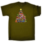 Christmas Tree Sausage Dog Puppy Xmas - Mens Funny T-Shirt Tshirts