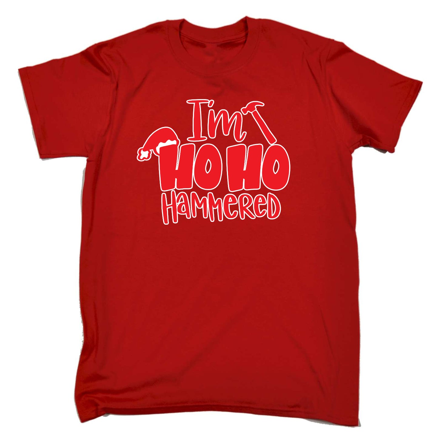 Christmas Im Ho Ho Hammered - Mens Funny T-Shirt Tshirts T Shirt