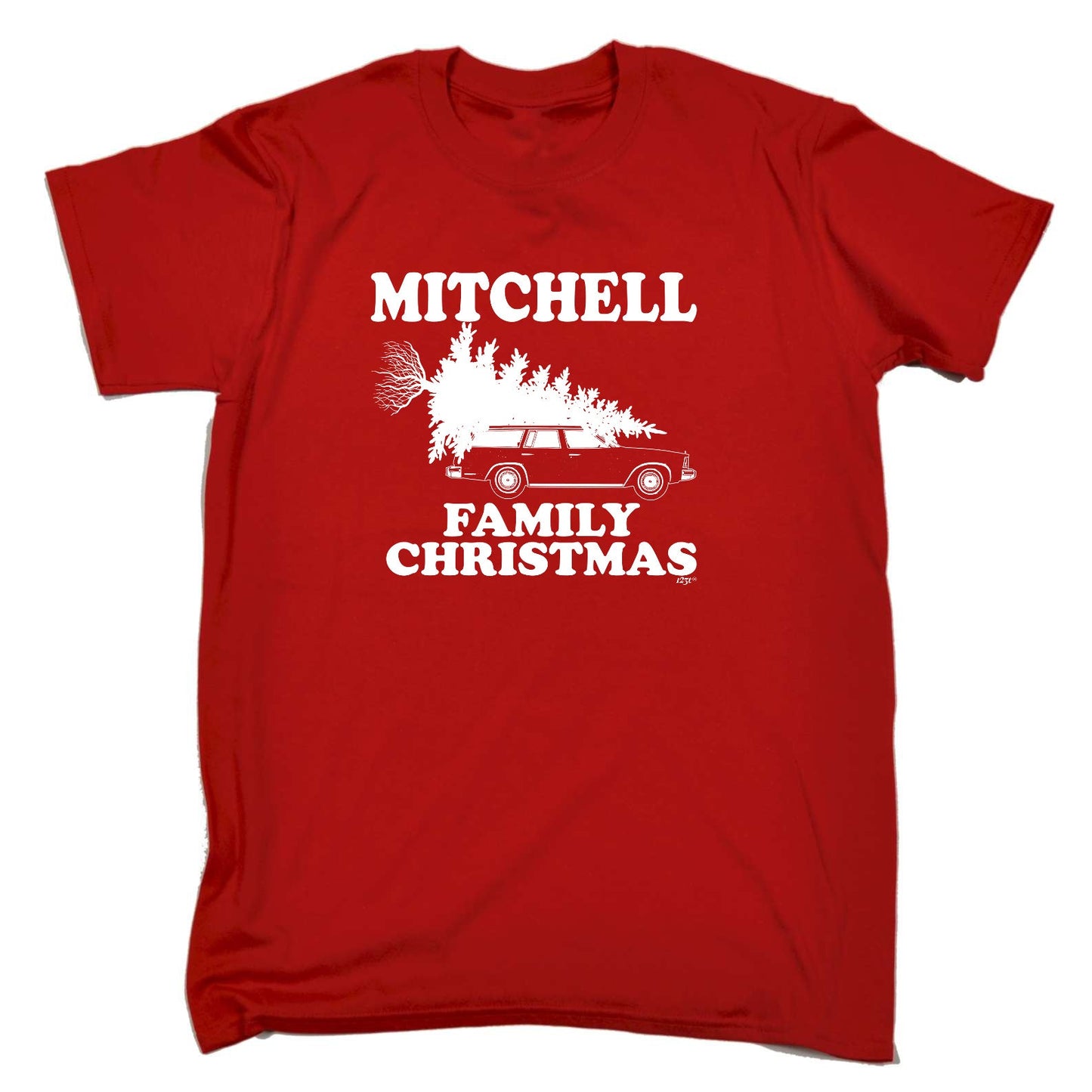 Family Christmas Mitchell - Mens Xmas Novelty T-Shirt / T Shirt