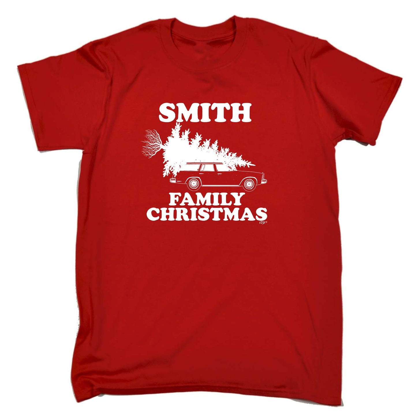 Family Christmas Smith - Mens Xmas Novelty T-Shirt / T Shirt