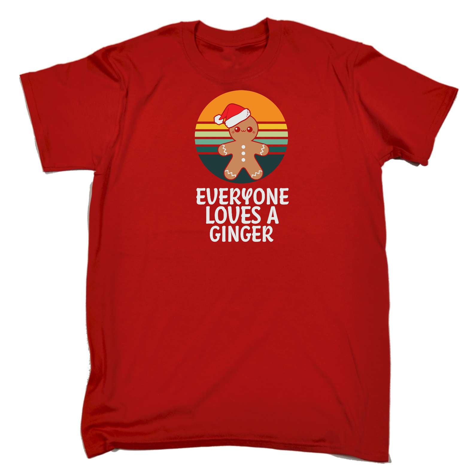 Christmas Everyone Loves A Ginger Bread Man - Mens Funny T-Shirt Tshirts