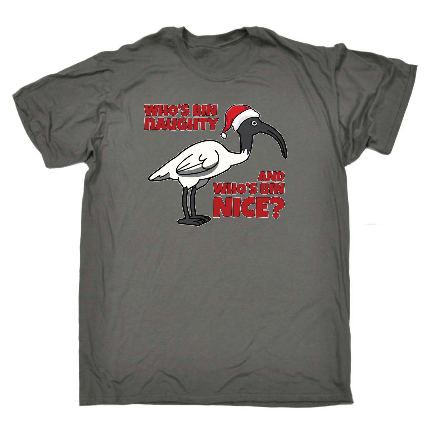 Whos Bin Chicken Naughty Nice Christmas Xmas - Mens Funny T-Shirt Tshirts
