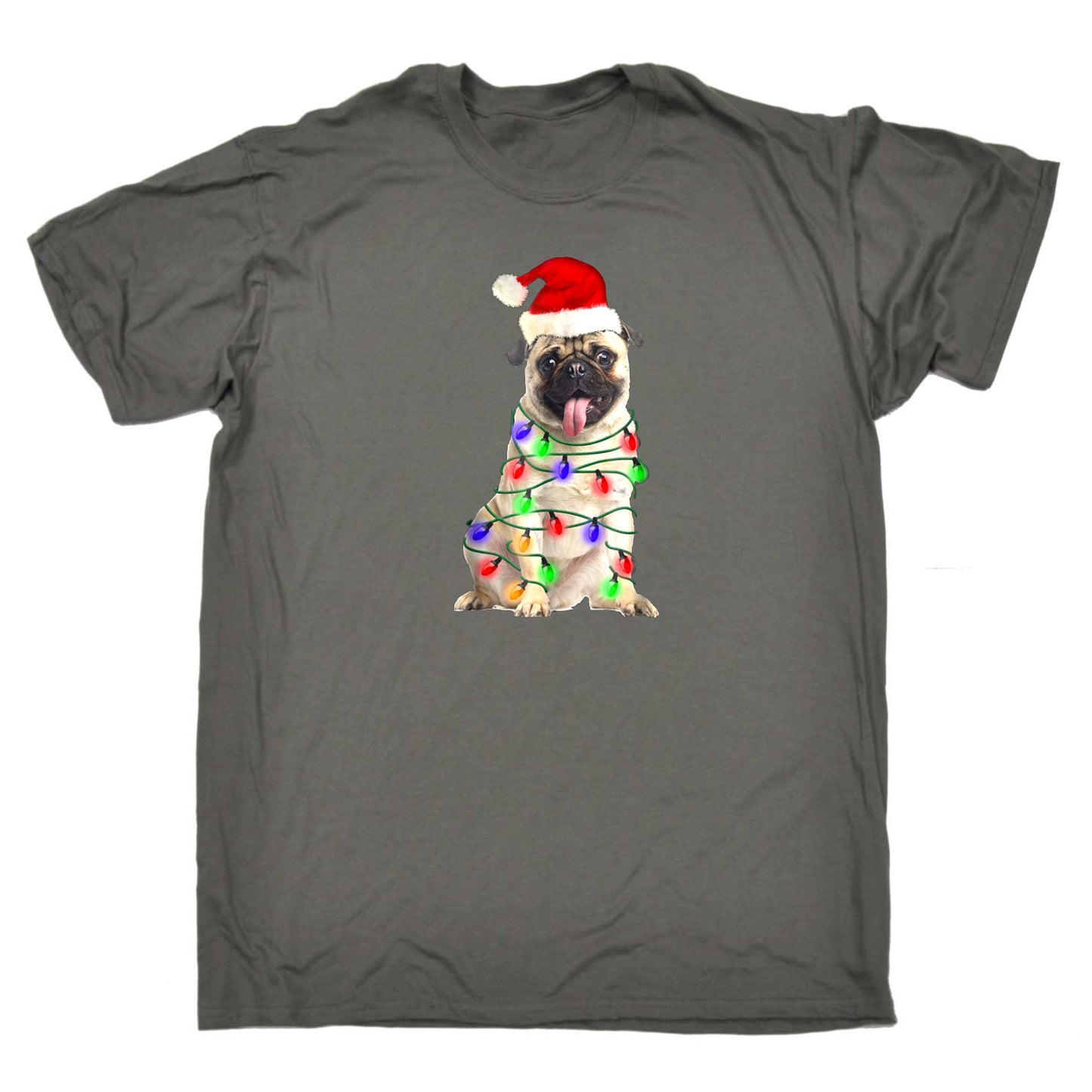 Pug Christmas Dog Xmas - Mens Funny T-Shirt Tshirts T Shirt