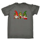 Christmas Gnomes Xmas Gnome Garden - Mens Funny T-Shirt Tshirts