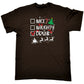 Nice Naughty Drunk Christmas Funny - Mens Funny T-Shirt Tshirts