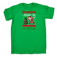 Dabbing Around The Christmas Tree Xmas Santa - Mens Funny T-Shirt Tshirts