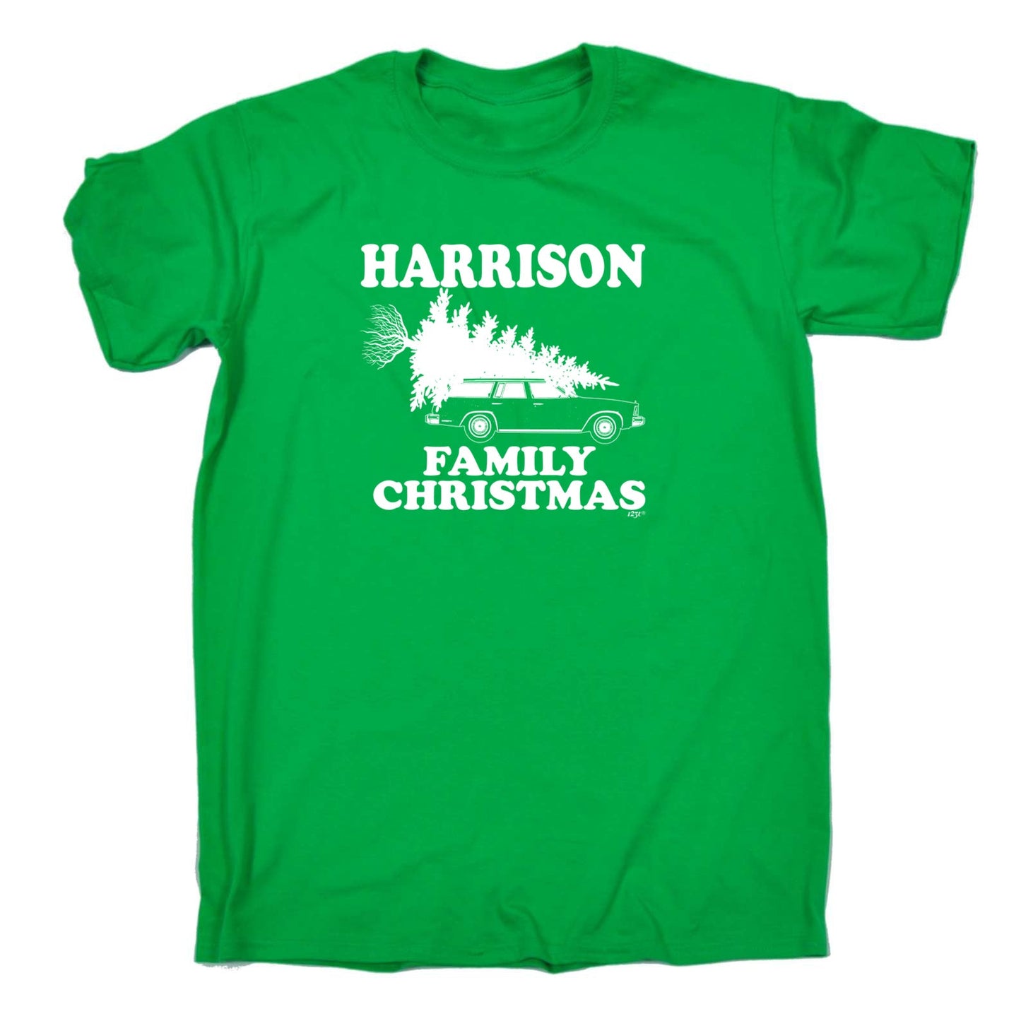 Family Christmas Harrison - Mens Xmas Novelty T-Shirt / T Shirt