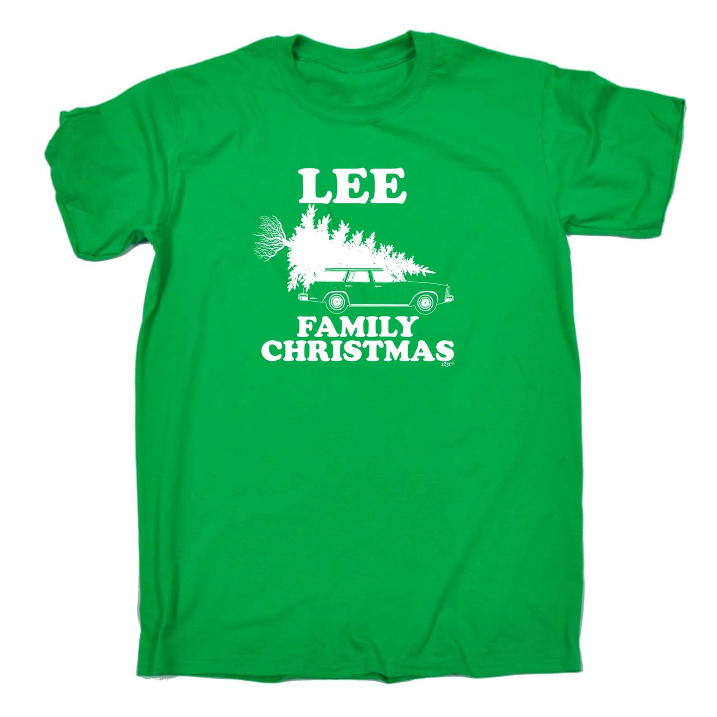 Family Christmas Lee - Mens Xmas Novelty T-Shirt / T Shirt
