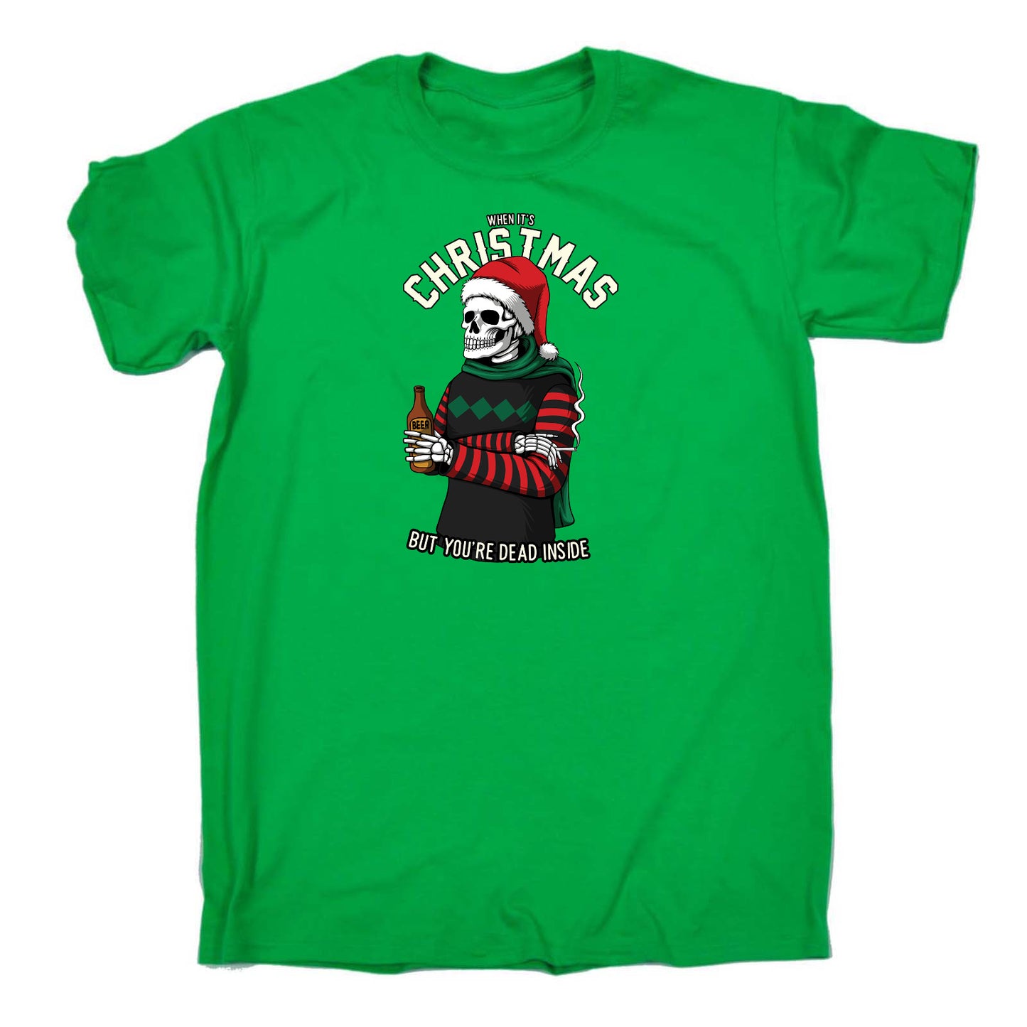 Christmas But Youre Dead Inside V2 - Mens Funny T-Shirt Tshirts