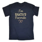 Im Santas Favorite Christmas Xmas - Mens Funny T-Shirt Tshirts T Shirt