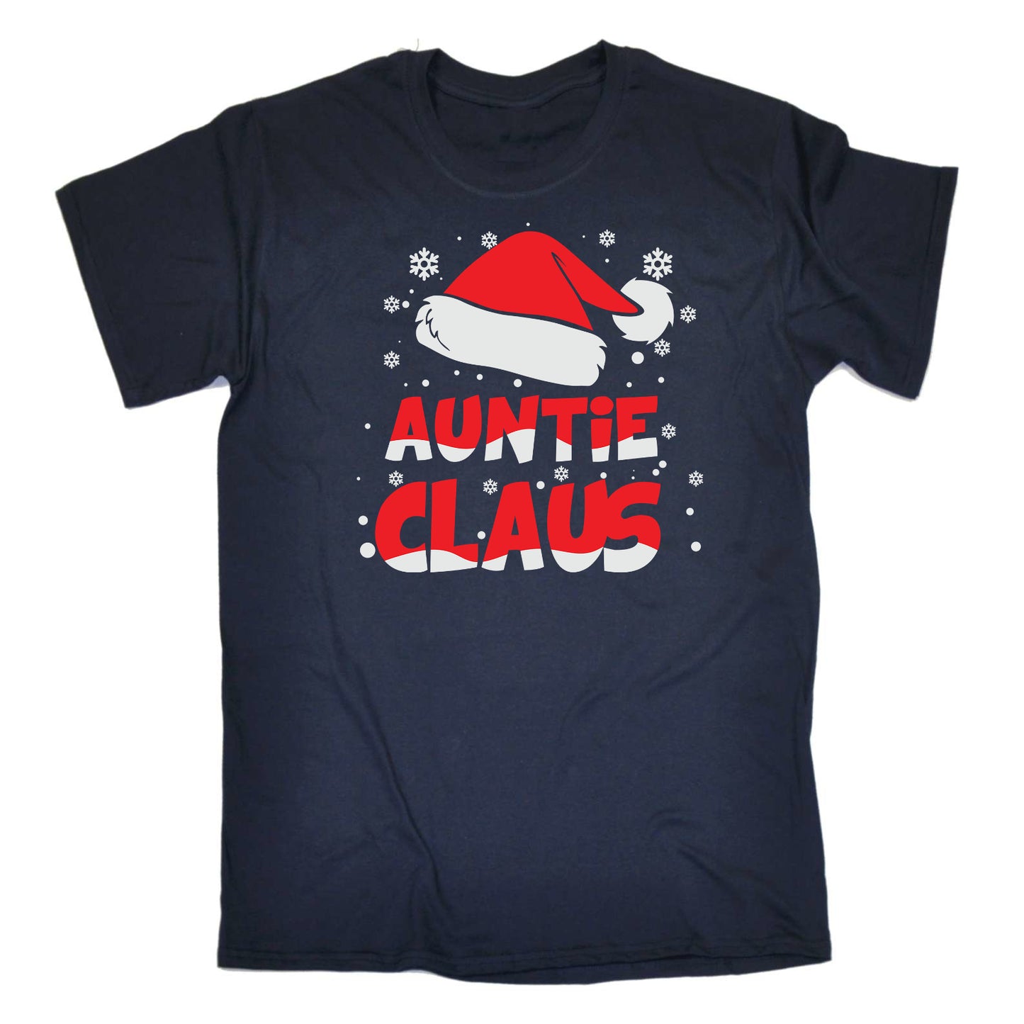 Auntie Claus Christmas Santa - Mens Funny T-Shirt Tshirts