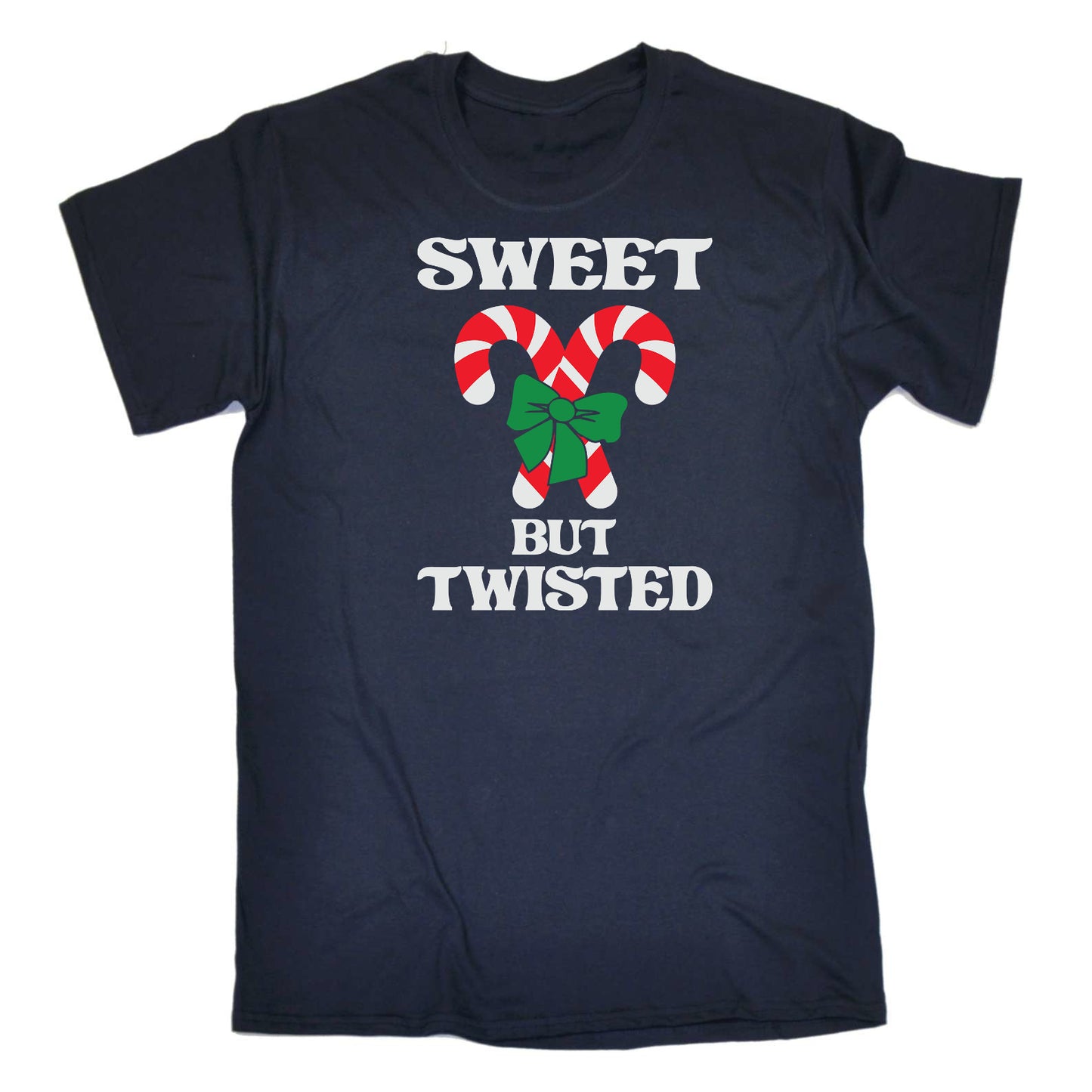 Sweet But Twisted Christmas Xmas Candy - Mens Funny T-Shirt Tshirts
