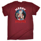 Merry Smokemas Christmas Cigar Buff Santa Xmas - Mens Funny T-Shirt Tshirts
