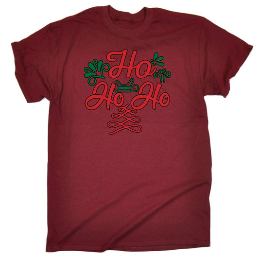 Ho Ho Ho Christmas Santa Xmas - Mens Funny T-Shirt Tshirts