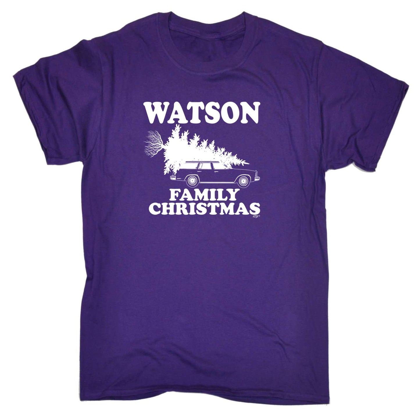 Family Christmas Watson - Mens Xmas Novelty T-Shirt / T Shirt