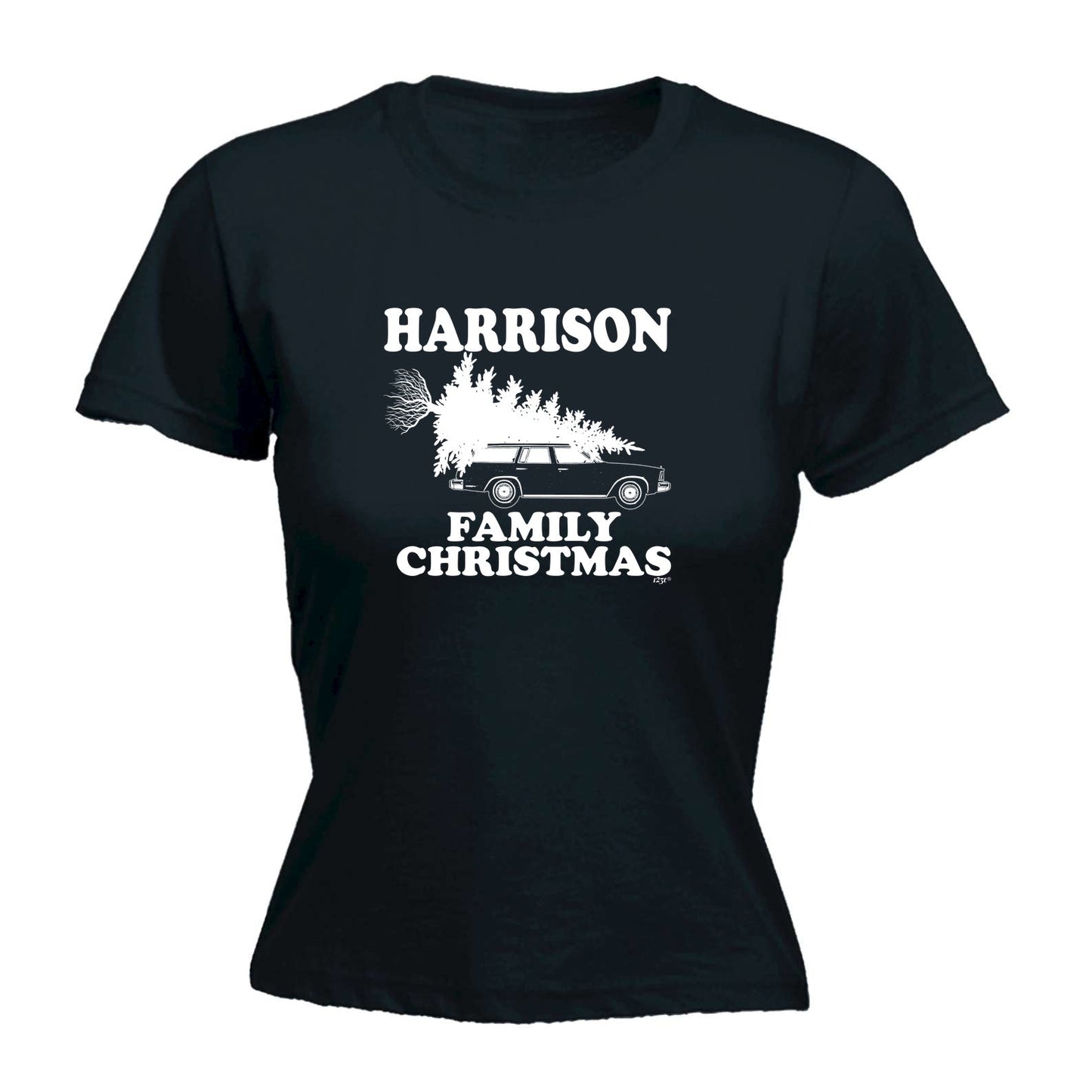 Family Christmas Harrison - Xmas Novelty Womens T-Shirt Tshirt