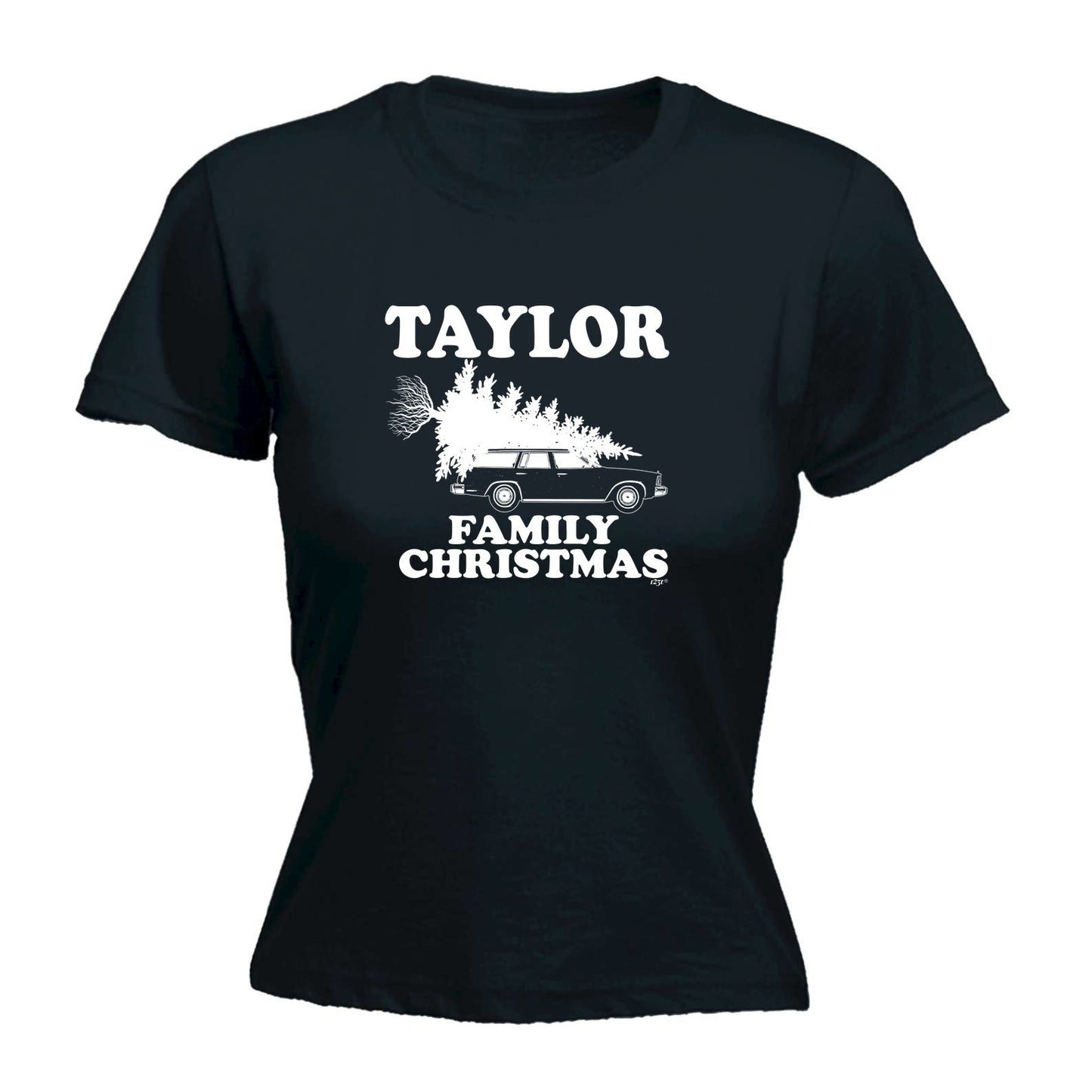 Family Christmas Taylor - Funny Womens T-Shirt Tshirt
