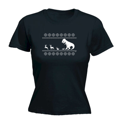 Christmas Lunch For Trex Jumper - Xmas Novelty Womens T-Shirt Tshirt