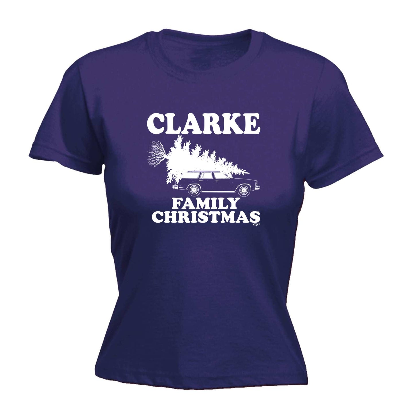 Family Christmas Clarke - Xmas Novelty Womens T-Shirt Tshirt