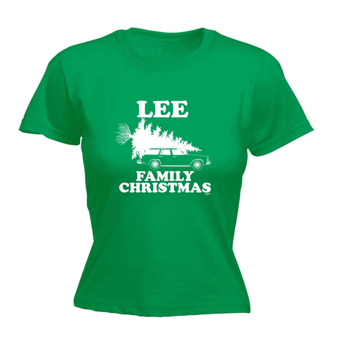 Family Christmas Lee - Xmas Novelty Womens T-Shirt Tshirt