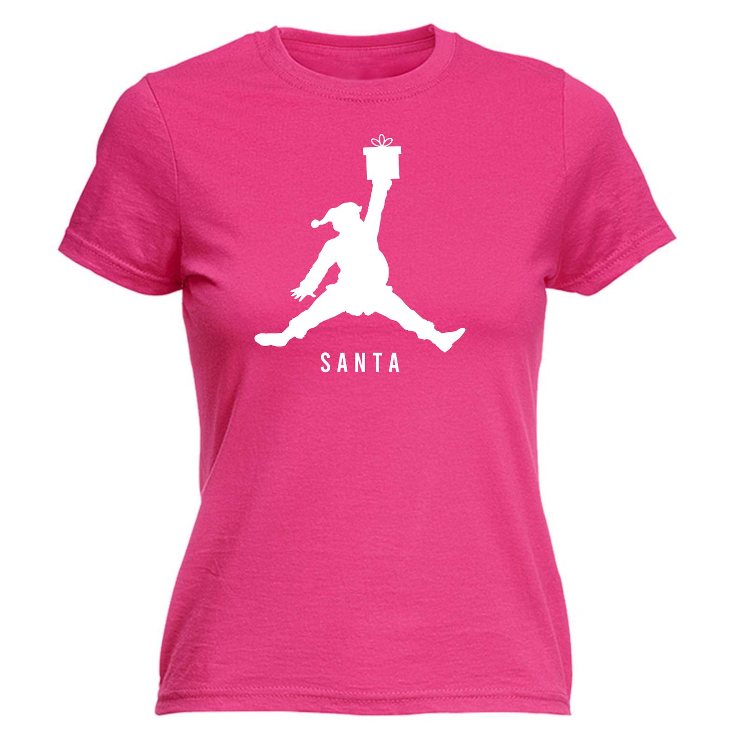 Air Santa Christmas Xmas - Funny Womens T-Shirt Tshirt