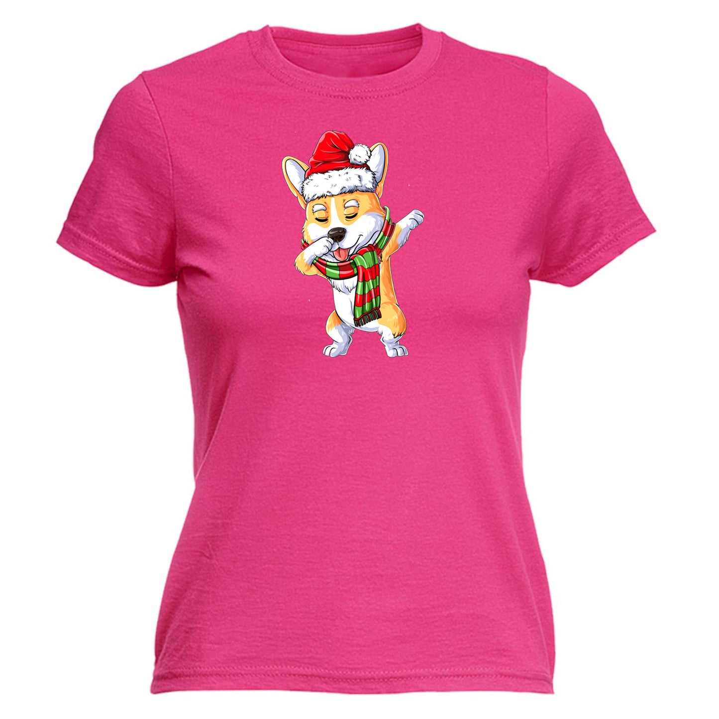 Corgi Dance Christmas Xmas - Funny Womens T-Shirt Tshirt Tee Shirts