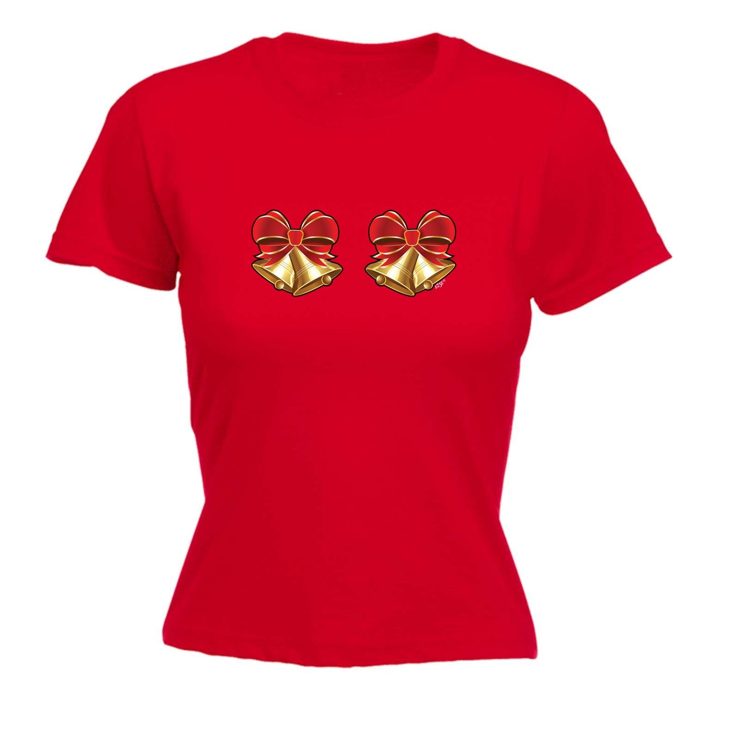 Bell Christmas B  Bies - Xmas Novelty Womens T-Shirt Tshirt