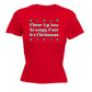 Cheer Up Grumpy Its Christmas - Funny Womens T-Shirt Tshirt