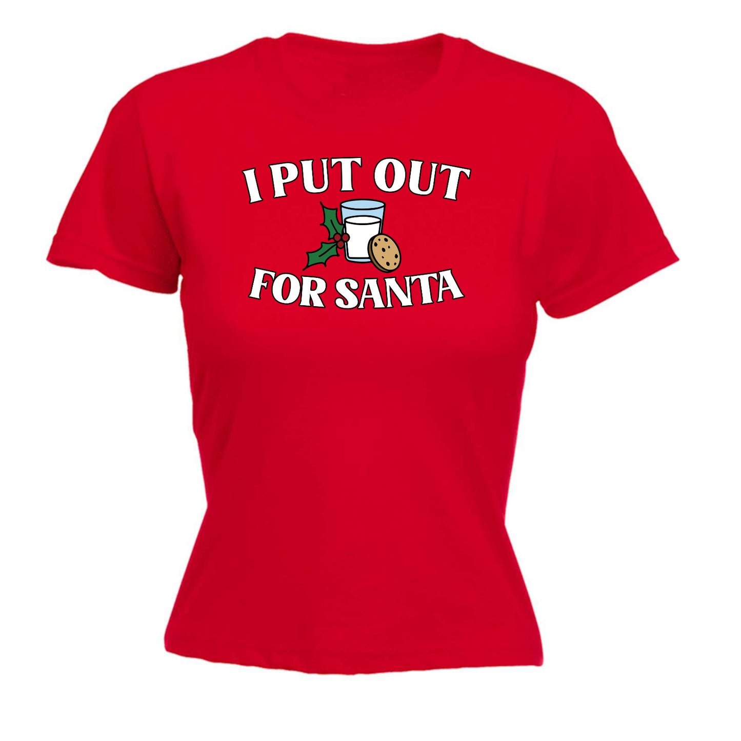 Put Out For Santa Christmas Rude - Funny Womens T-Shirt Tshirt
