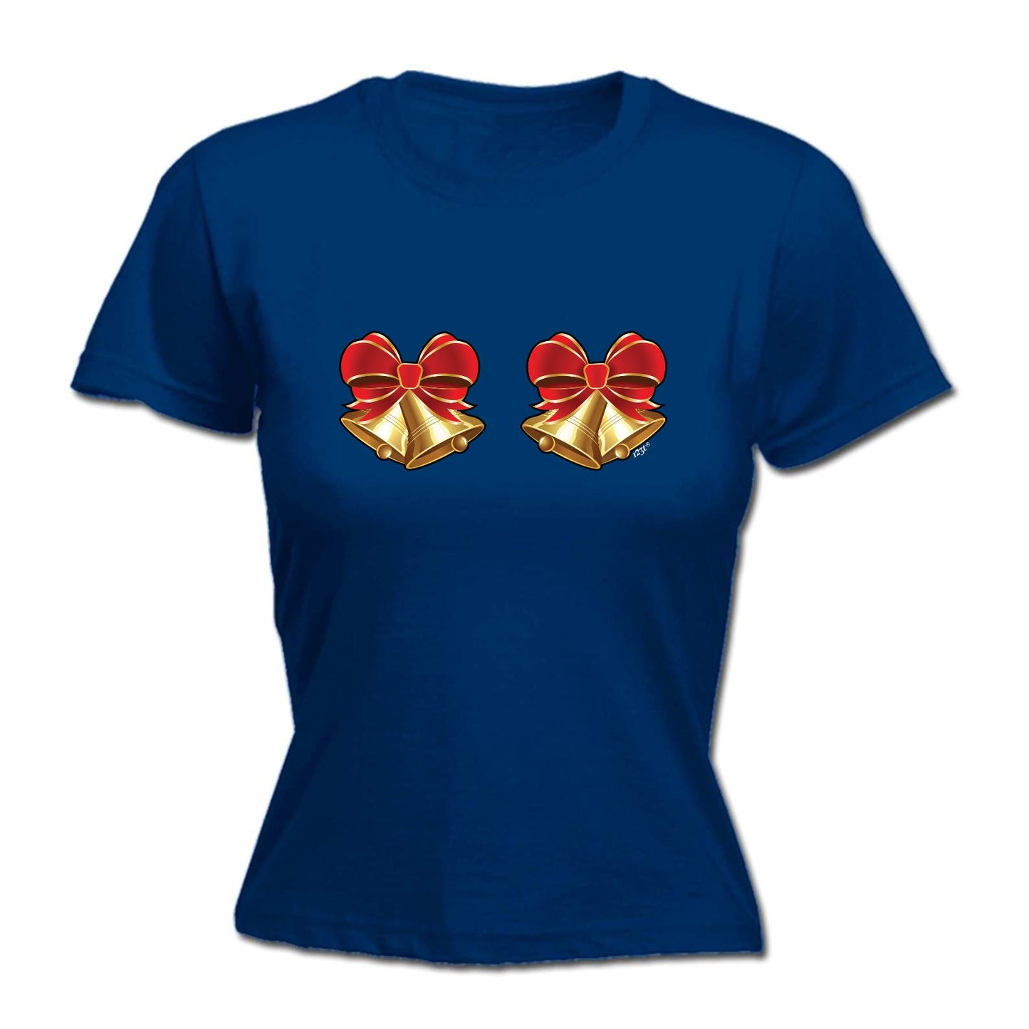 Bell Christmas B  Bies - Xmas Novelty Womens T-Shirt Tshirt