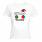 Christmas Elf And Safety Here To Inspect Your Baubles - Funny Womens T-Shirt Tshirt
