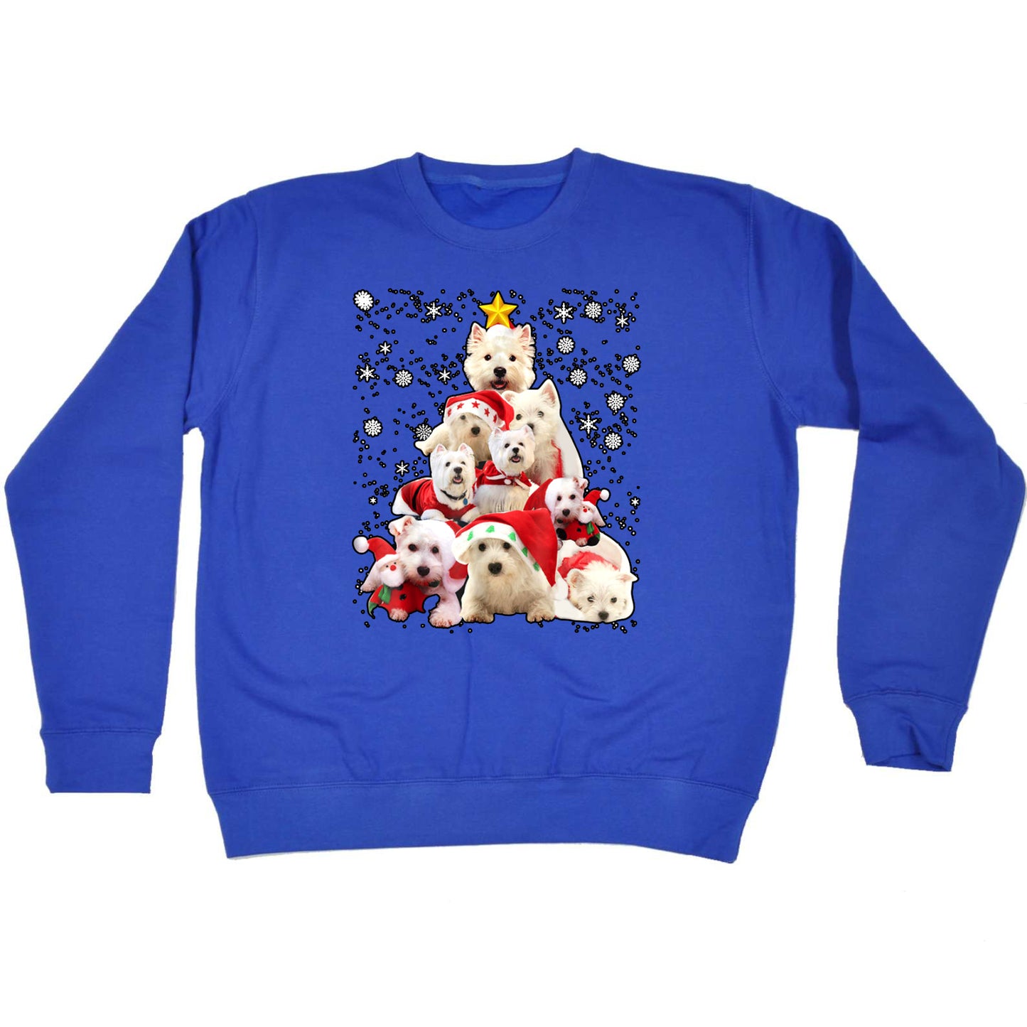Terrier Xmas Tree Christmas - Funny Novelty Sweatshirt