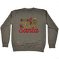 I Love Santa Christmas Xmas - Funny Novelty Sweatshirt