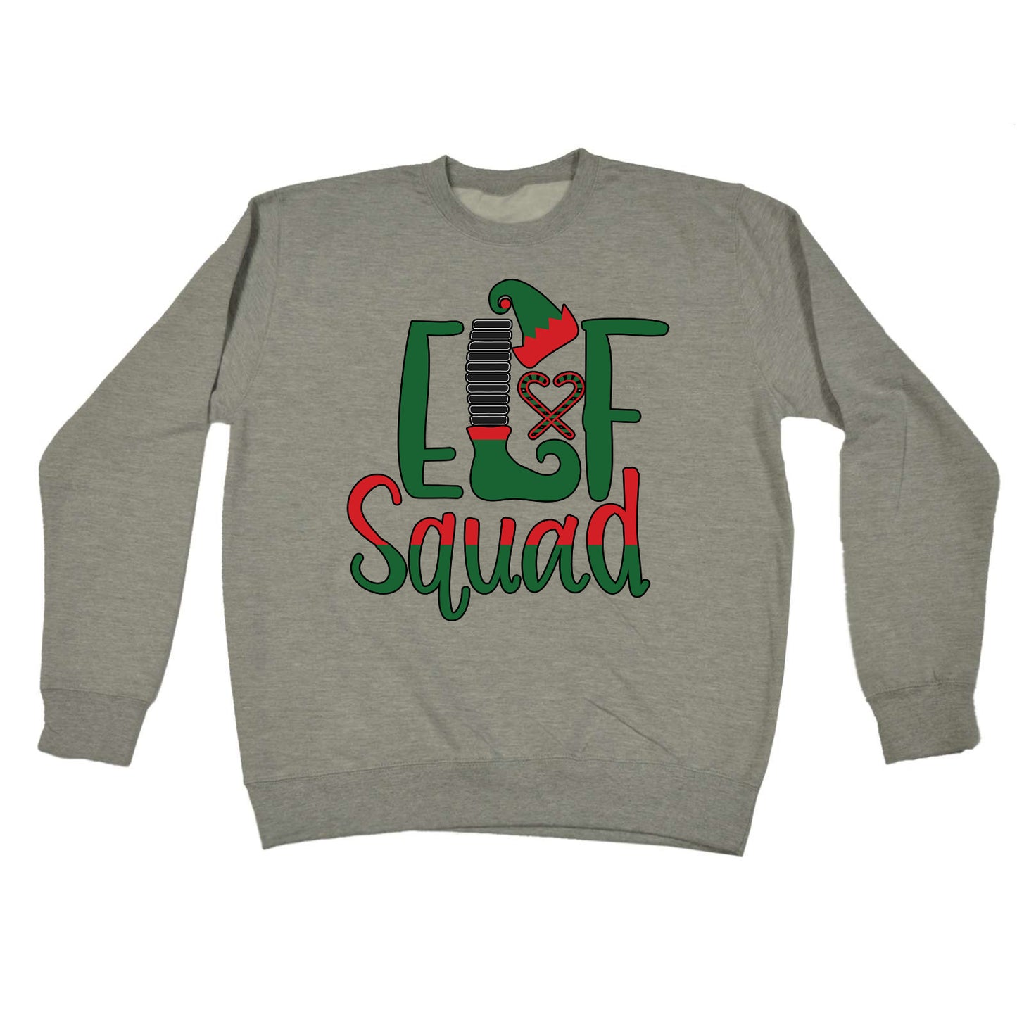 Christmas Elf Squad - Funny Novelty Sweatshirt