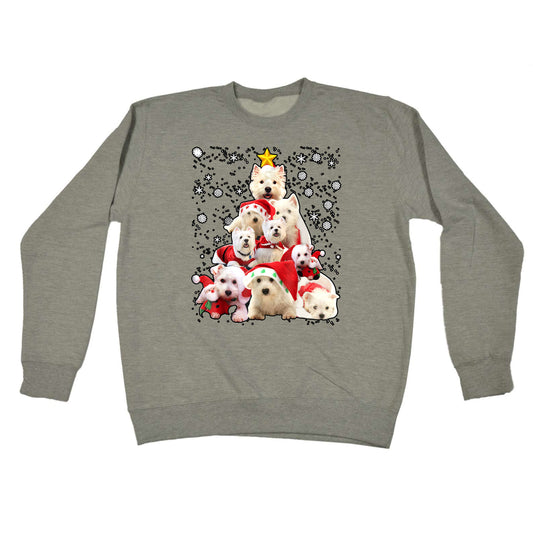 Terrier Xmas Tree Christmas - Funny Sweatshirt