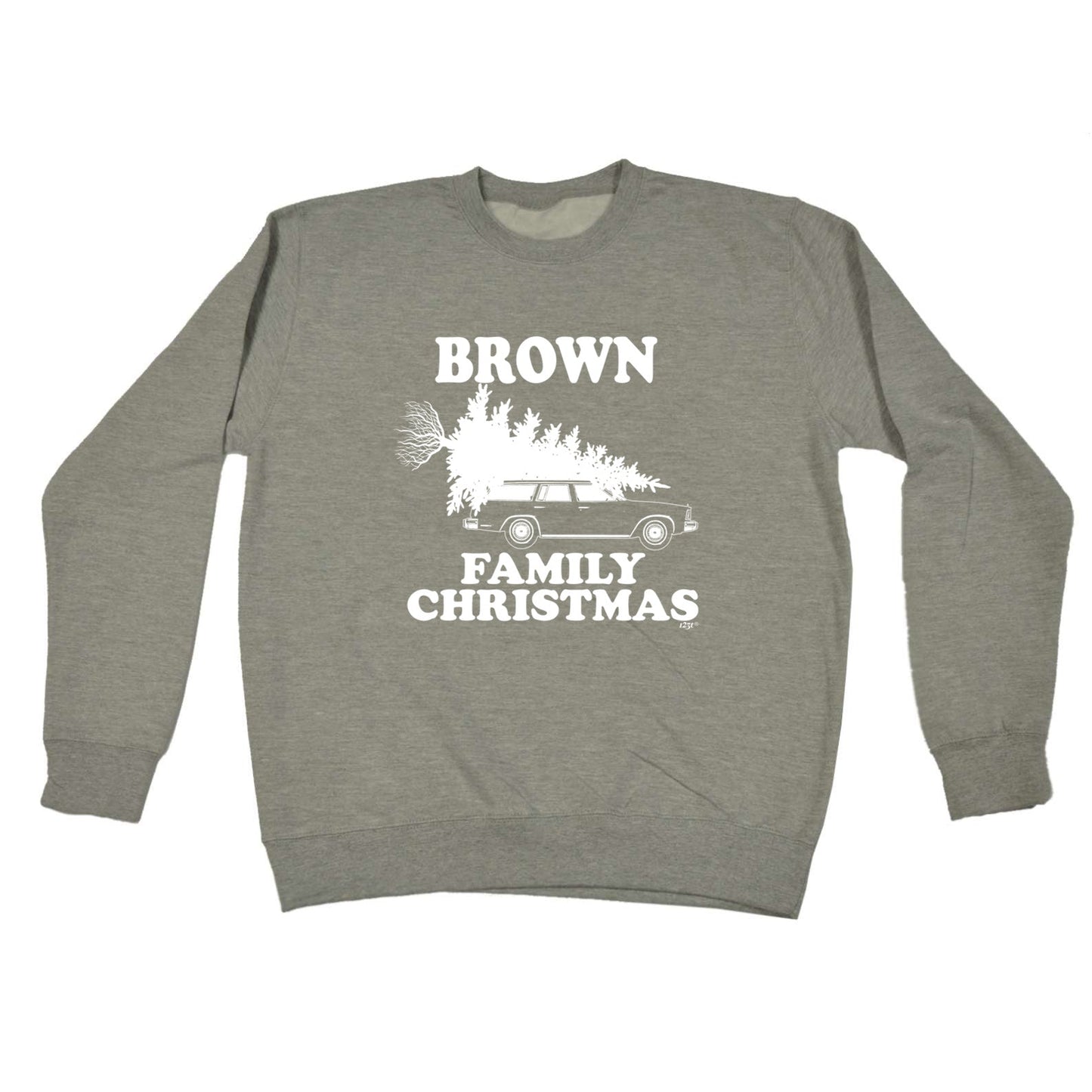 Family Christmas Brown - Xmas Novelty Sweatshirt