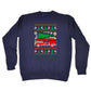 Fire Fighter Engine Christmas Xmas - Funny Novelty Sweatshirt