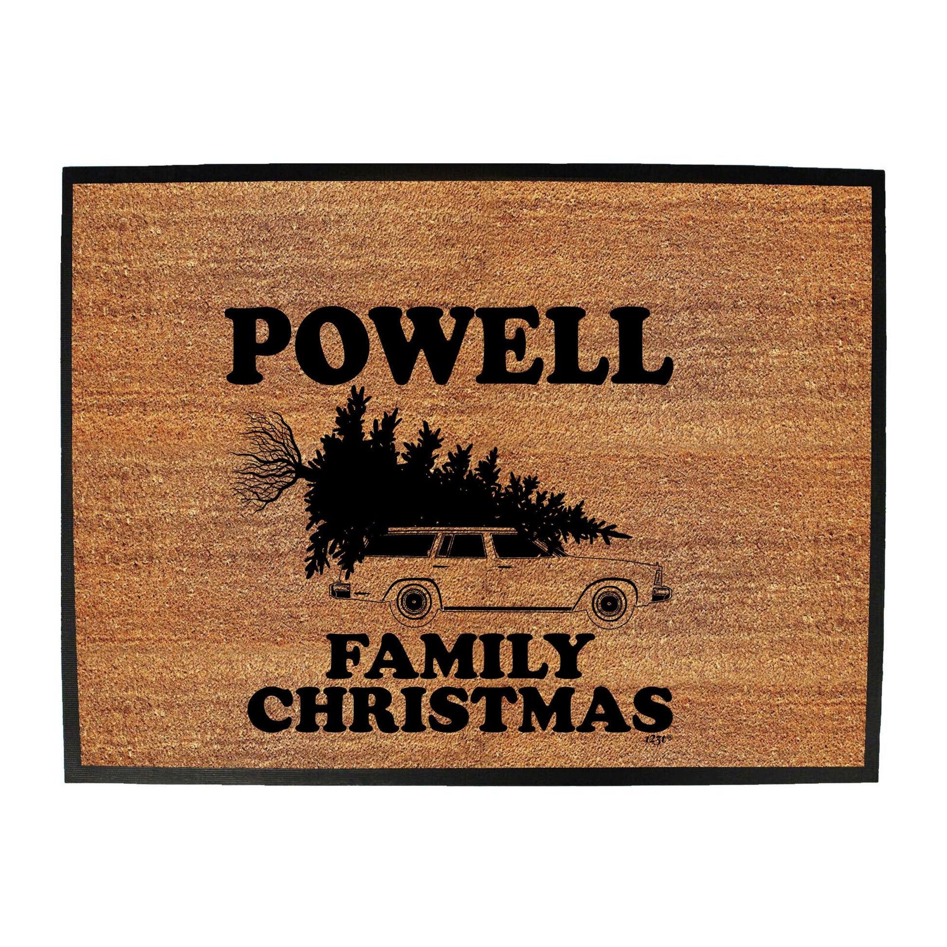 Family Christmas Powell - Funny Novelty Doormat