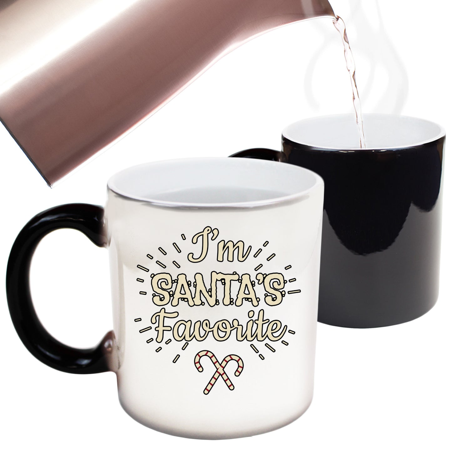 The Christmas Hub - Im Santas Favorite Christmas Xmas - Funny Colour Changing Mug