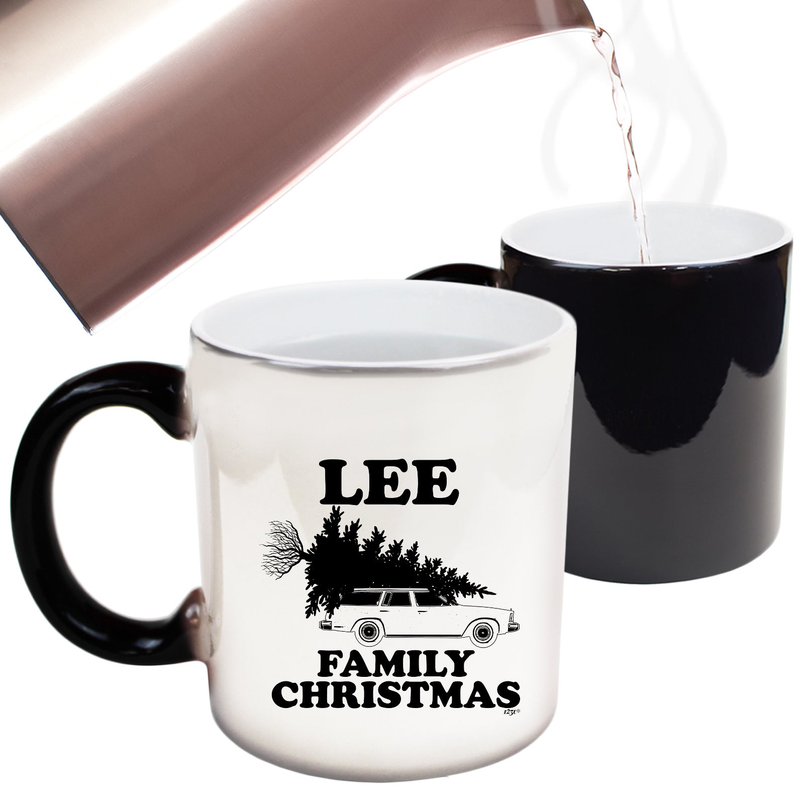 The Christmas Hub - Family Christmas Lee - Funny Colour Changing Mug