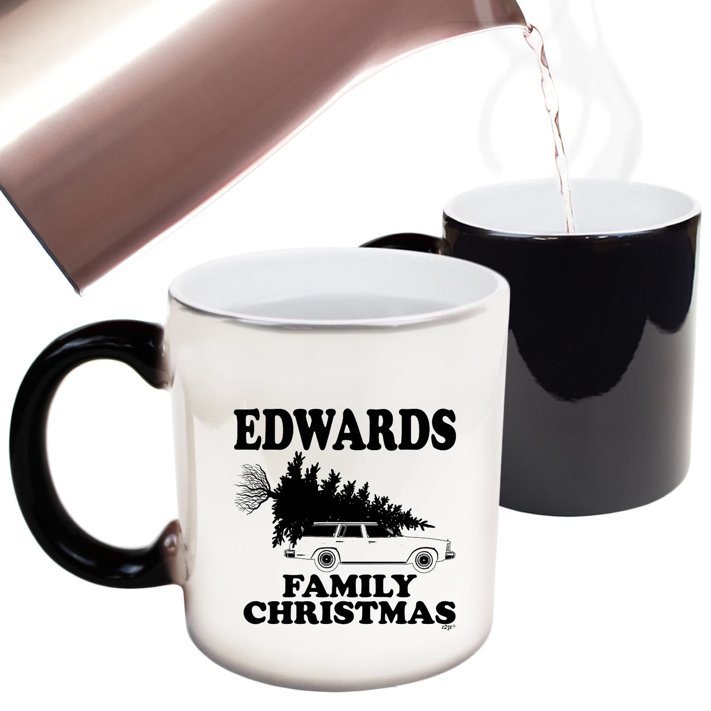 The Christmas Hub - Family Christmas Edwards - Funny Colour Changing Mug
