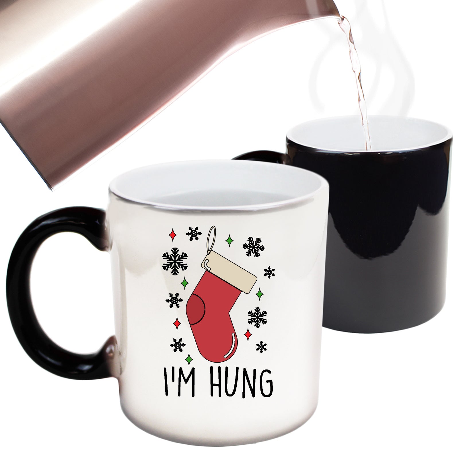 The Christmas Hub - Christmas Xmas Im Hung - Funny Colour Changing Mug